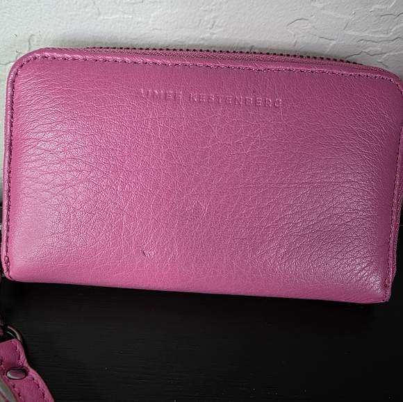 Aimee Kestenberg Pink Zip Around Wristlet Wallet - Picture 5 of 16